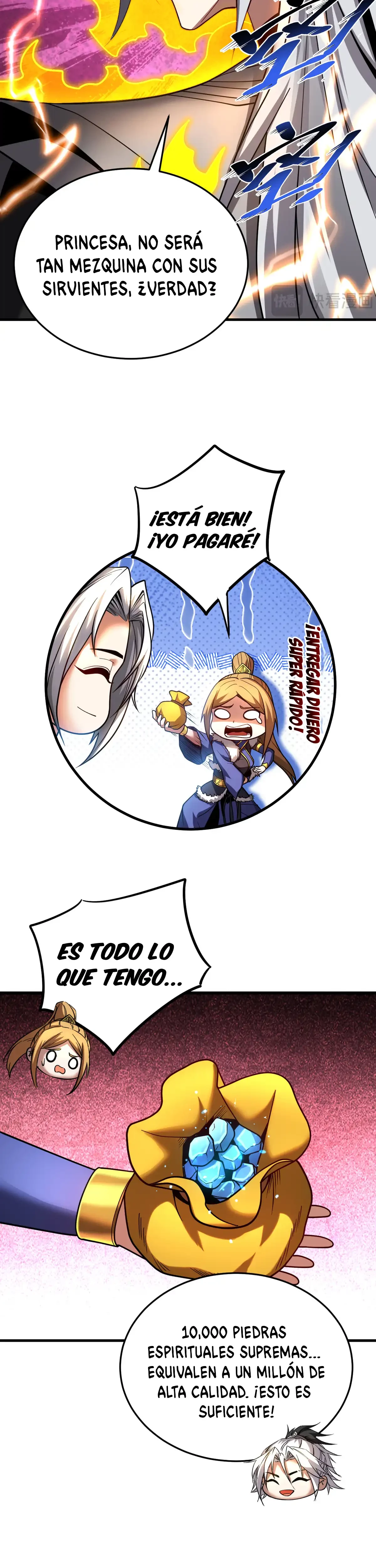 Mientras mis discípulas se matan, yo me relajo! > Capitulo 87 > Page 61